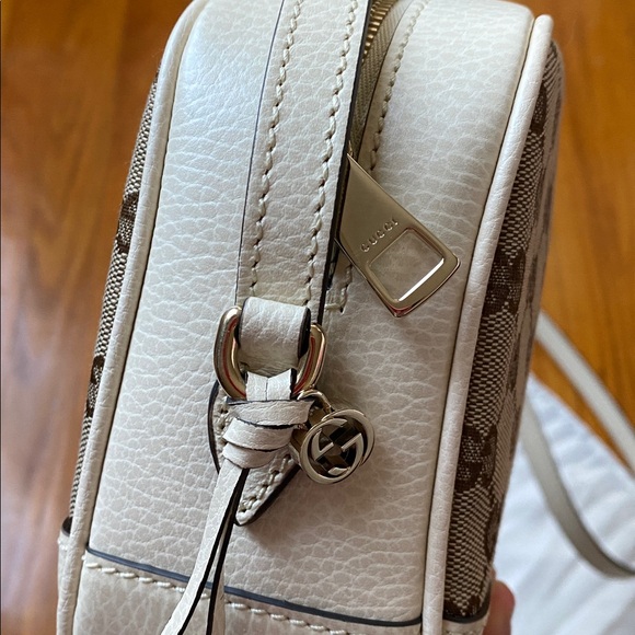 New Gucci Bree Disco Crossbody Bag GG Canvas - Picture 5 of 12